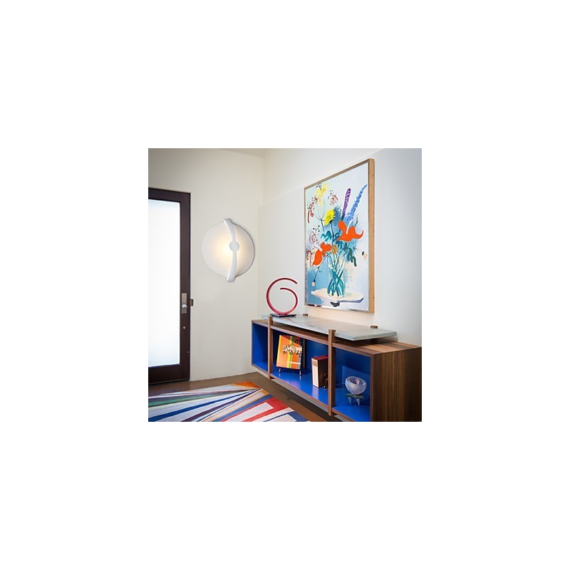 Applique da parete in ferro battuto Lodge rustica dipinta LED integrato 5 W
