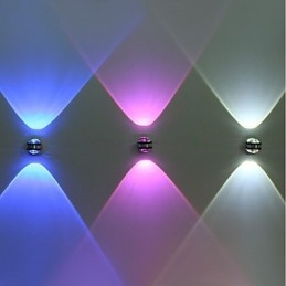 Applique da parete LED integrato luce ambientale multicolore stile mini 10 x 10 x 7,5 cm