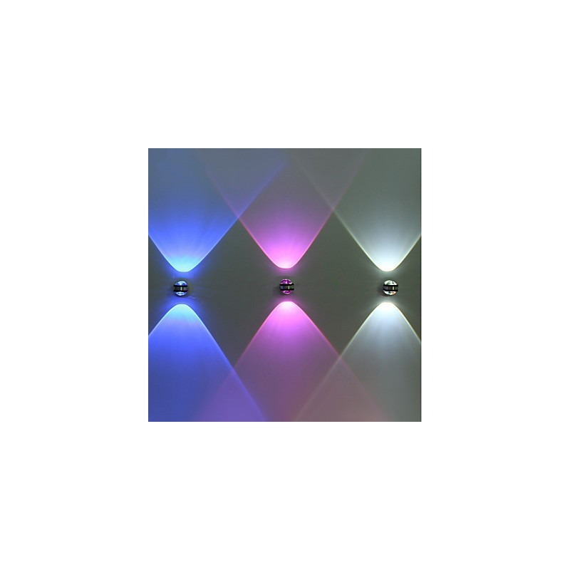 Applique da parete LED integrato luce ambientale multicolore stile mini 10 x 10 x 7,5 cm