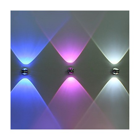 Applique da parete LED integrato luce ambientale multicolore stile mini 10 x 10 x 7,5 cm