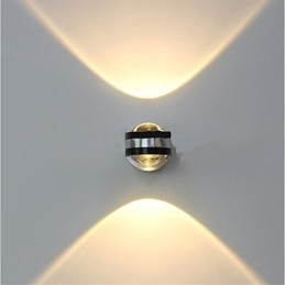 Applique da parete LED integrato luce ambientale multicolore stile mini 10 x 10 x 7,5 cm