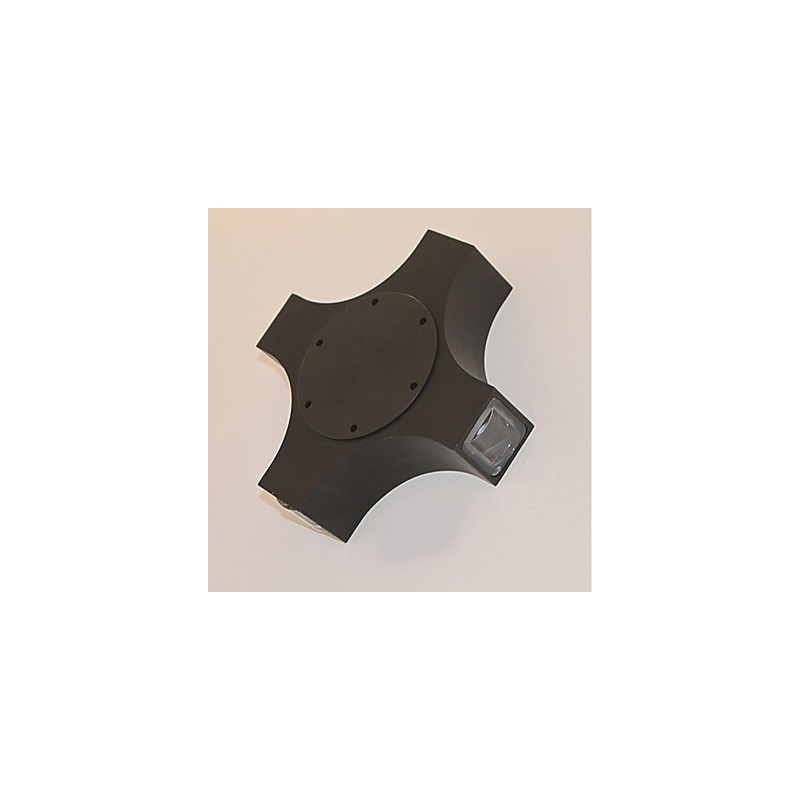 Applique da parete LED integrata da esterno impermeabile con stella a croce 16x16x4 cm