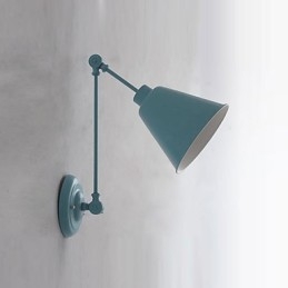 Applique da parete moderna e contemporanea in metallo, luce ambientale 39 x 20 cm