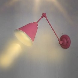 Applique da parete moderna e contemporanea in metallo, luce ambientale 39 x 20 cm