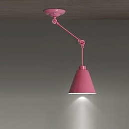 Applique da parete moderna e contemporanea in metallo, luce ambientale 39 x 20 cm