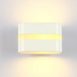 Applique da parete moderna contemporanea con LED integrato luce ambientale finitura altri