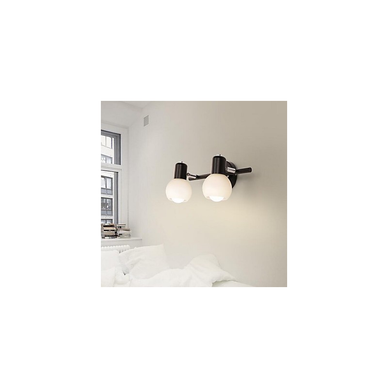 Applique da parete moderna contemporanea con luce ambientale finitura altri 30 cm E27