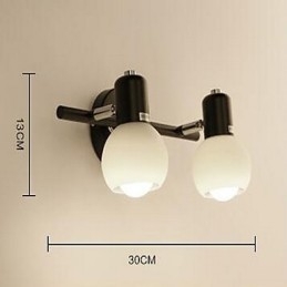 Applique da parete moderna contemporanea con luce ambientale finitura altri 30 cm E27