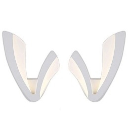 Applique da parete LED integrata moderna contemporanea, luce ambientale, 33 × 20 × 5 cm