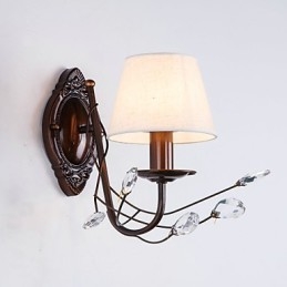 Applique da parete rustica Lodge Country con luce ambientale