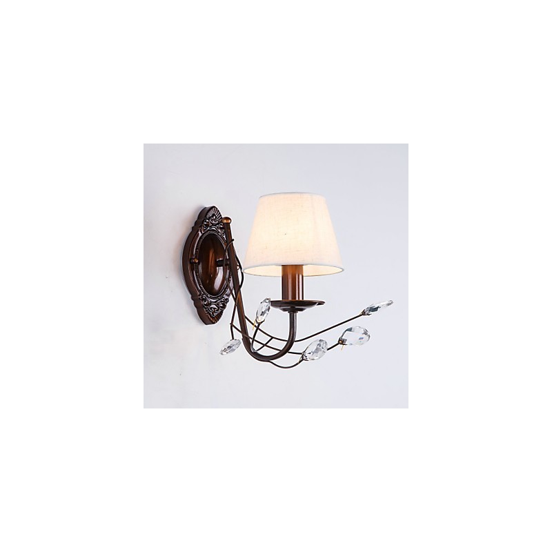 Applique da parete rustica Lodge Country con luce ambientale