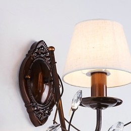Applique da parete rustica Lodge Country con luce ambientale