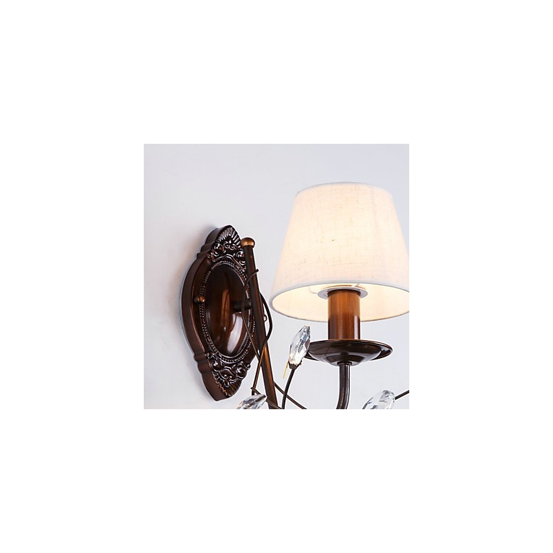 Applique da parete rustica Lodge Country con luce ambientale
