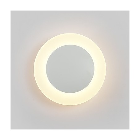 Applique da parete LED integrata 9 W luce ambientale 20 x 20 x 4 cm