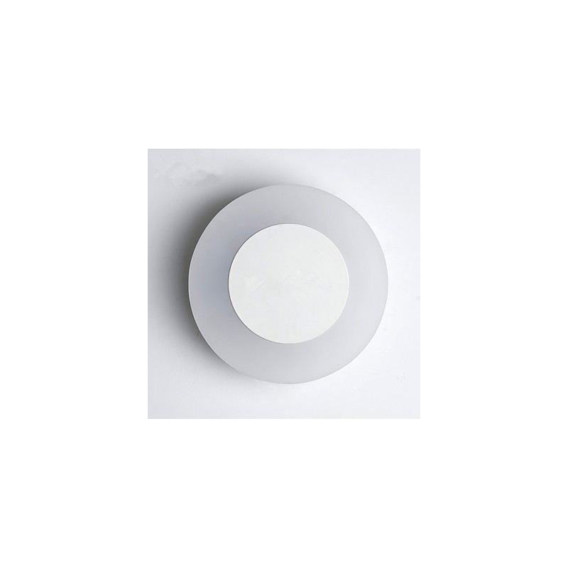 Applique da parete LED integrata 9 W luce ambientale 20 x 20 x 4 cm