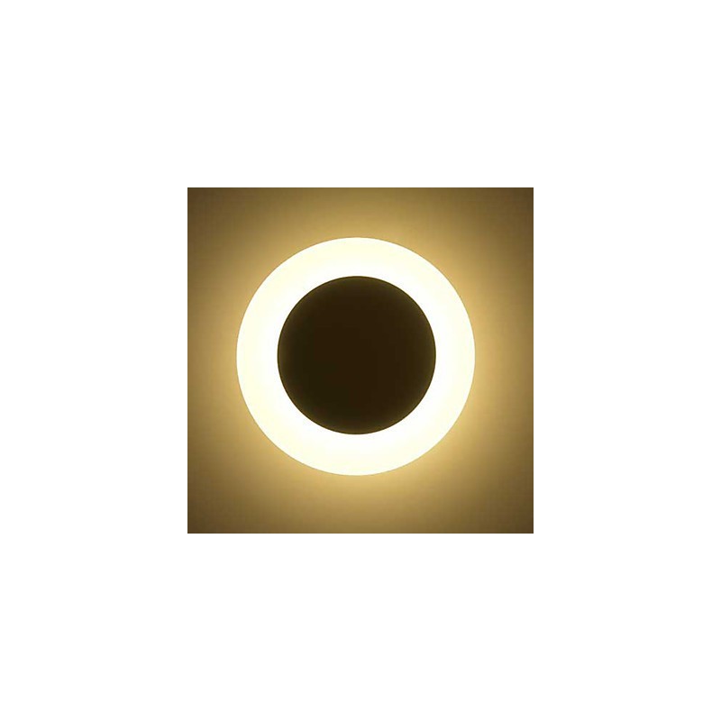 Applique da parete LED integrata 9 W luce ambientale 20 x 20 x 4 cm