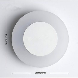 Applique da parete LED integrata 9 W luce ambientale 20 x 20 x 4 cm