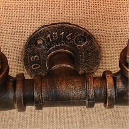 Applique da parete decorativa piccola tubo acqua semplice Nostalgia