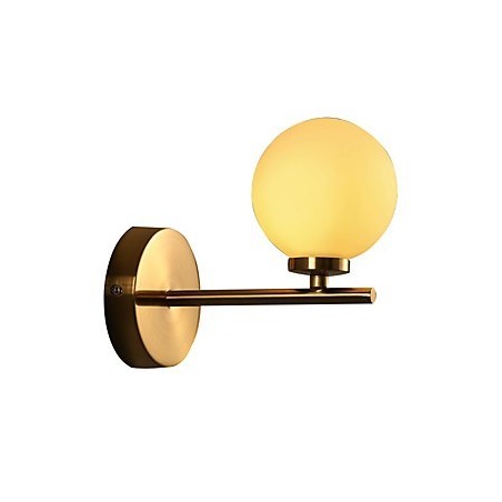 Applique da parete mini moderna contemporanea elettroplaccata luce ambientale G4