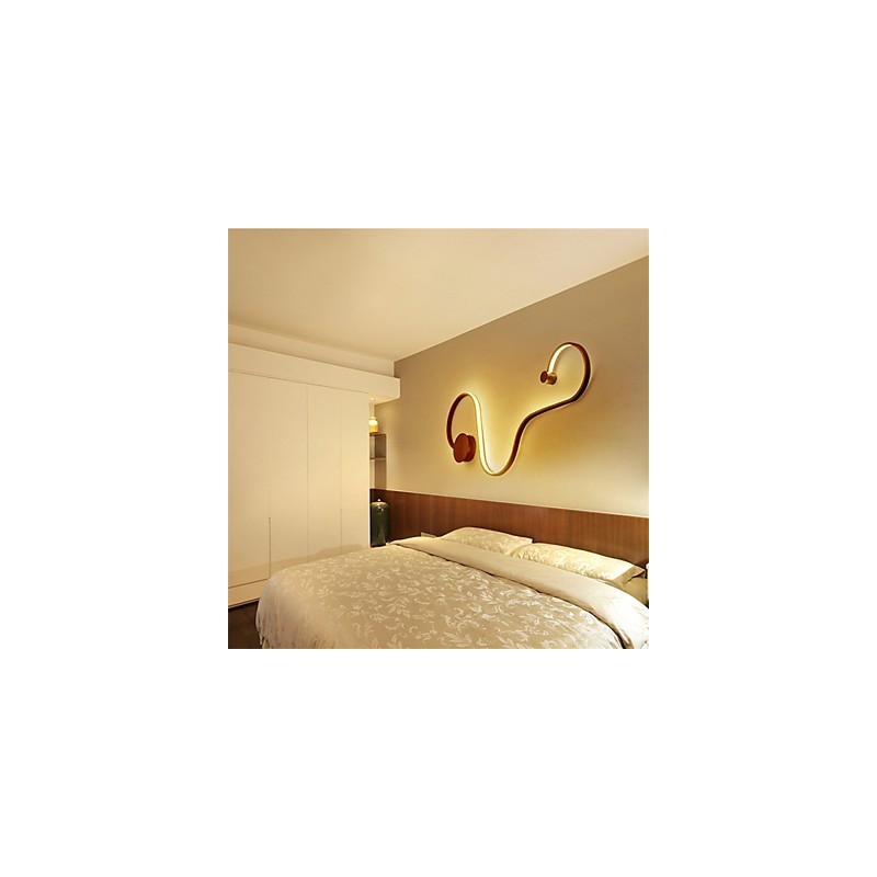 Applique da parete moderna in metallo e acrilico con LED integrato 33 W