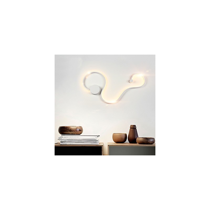 Applique da parete moderna in metallo e acrilico con LED integrato 33 W