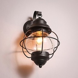 Applique da parete moderna mini con finitura verniciata e vetro