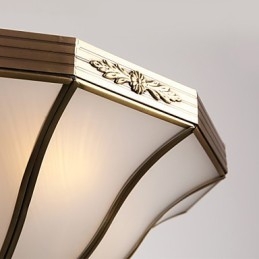Plafoniera a filo moderna in rame decorativa 3 lampadine E26/E27