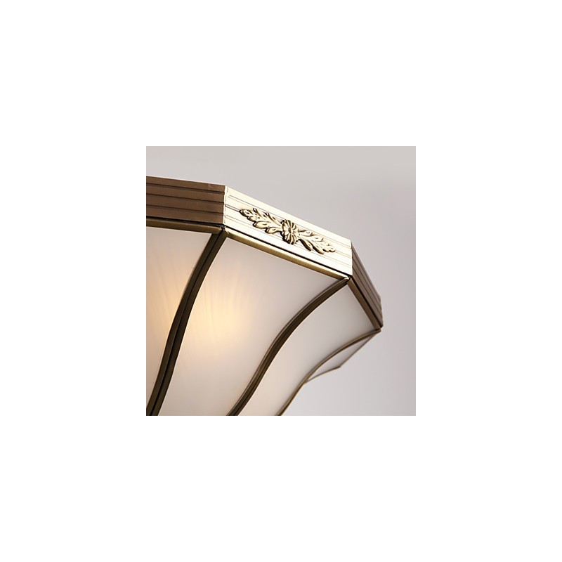 Plafoniera a filo moderna in rame decorativa 3 lampadine E26/E27