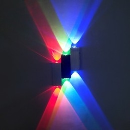 Applique da parete moderna contemporanea Mini Style luce ambientale spazzolata a filo