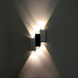 Applique da parete moderna contemporanea Mini Style luce ambientale spazzolata a filo