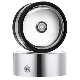 Applique da parete Mini Style Double CrystalV LED integrato finitura ossido nero