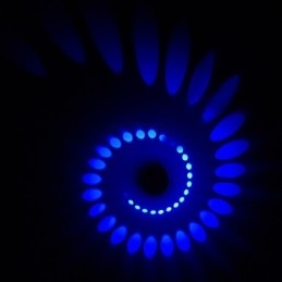 Applique da parete moderna contemporanea elettroplaccata a luce ambientale da montaggio a filo