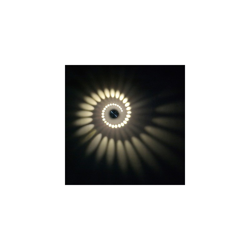 Applique da parete moderna contemporanea elettroplaccata a luce ambientale da montaggio a filo