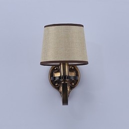 Applique da parete classica elettroplaccata per protezione occhi, 30 cm, E14