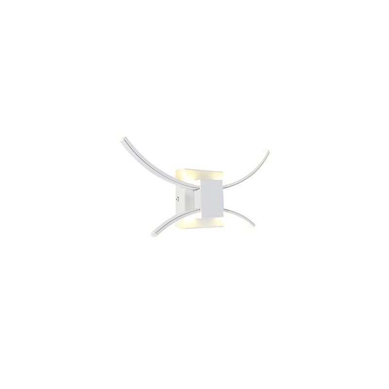 Applique da parete LED integrato 18 W anodizzata luce verso l'alto protezione degli occhi