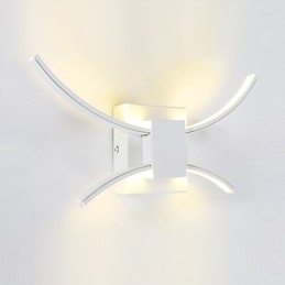 Applique da parete LED integrato 18 W anodizzata luce verso l'alto protezione degli occhi