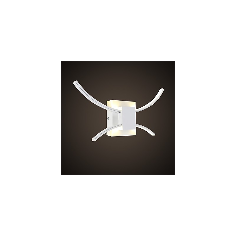 Applique da parete LED integrato 18 W anodizzata luce verso l'alto protezione degli occhi