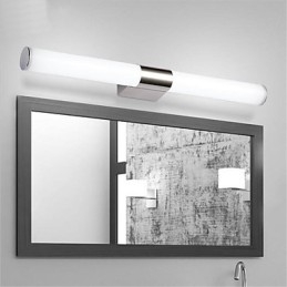 Applique da specchio bagno LED 80 cm 16 W acciaio inox e acrilico 85-265 V