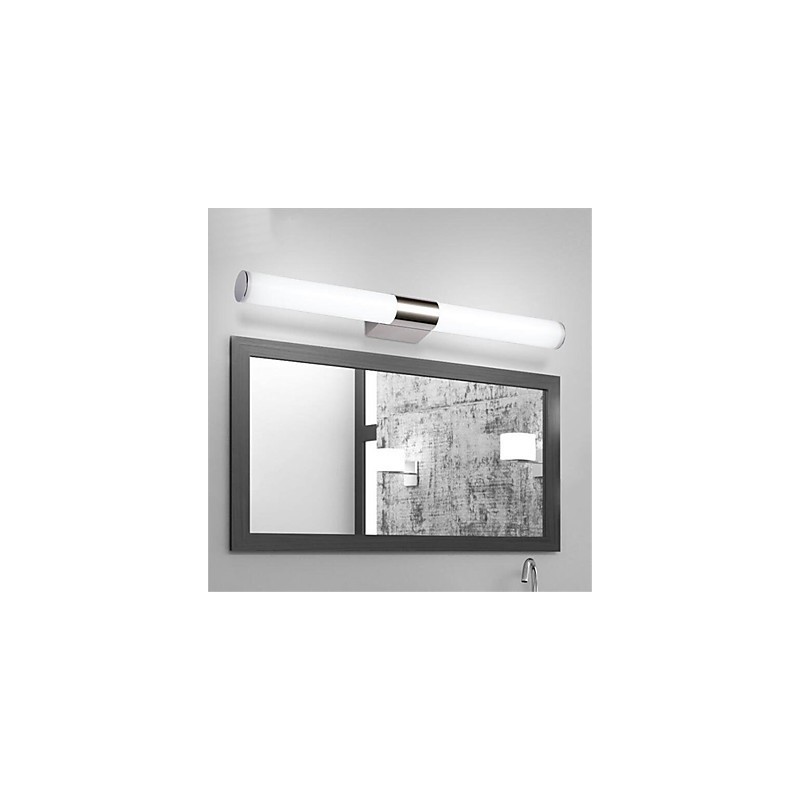 Applique da specchio LED 24W cromo 100 cm 85-265V in acciaio inox e acrilico