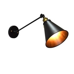 Applique da parete in ferro verniciato Buzz Paint con spada laser nera