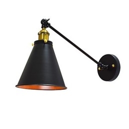 Applique da parete in ferro verniciato Buzz Paint con spada laser nera