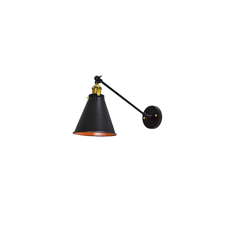 Applique da parete in ferro verniciato Buzz Paint con spada laser nera