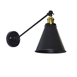Applique da parete in ferro verniciato Buzz Paint con spada laser nera