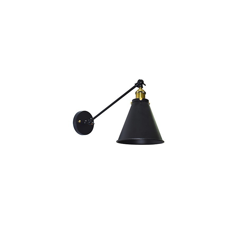 Applique da parete in ferro verniciato Buzz Paint con spada laser nera