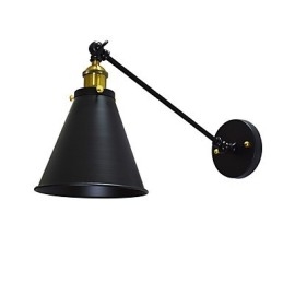 Applique da parete in ferro verniciato Buzz Paint con spada laser nera
