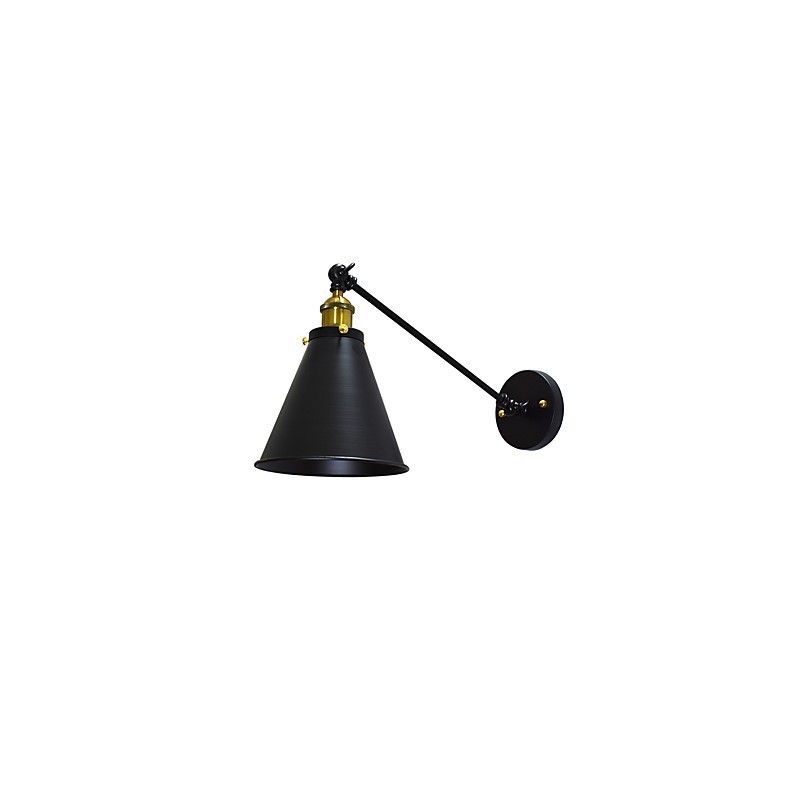 Applique da parete in ferro verniciato Buzz Paint con spada laser nera