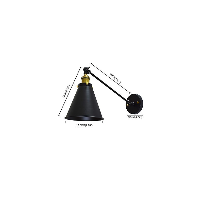 Applique da parete in ferro verniciato Buzz Paint con spada laser nera