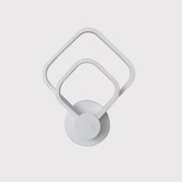 Applique da parete moderna contemporanea finitura pittura con luce ambientale LED integrato 20 W