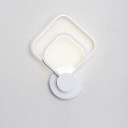 Applique da parete moderna contemporanea finitura pittura con luce ambientale LED integrato 20 W