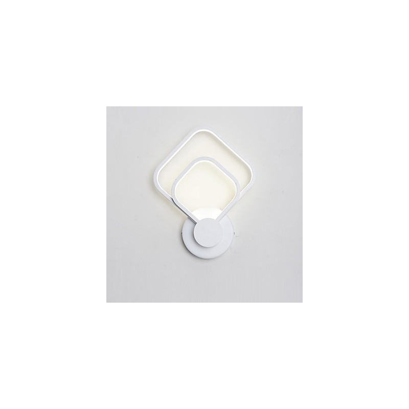 Applique da parete moderna contemporanea finitura pittura con luce ambientale LED integrato 20 W